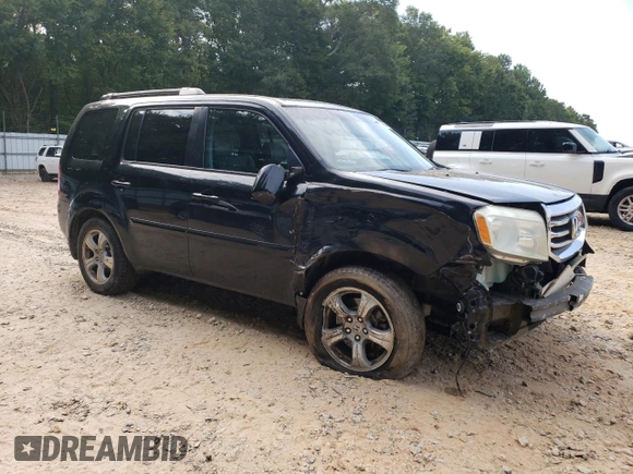 2015 Honda Pilot EX-L with VIN 5FNYF3H62FB032227, listed as a Copart auction lot 68159654 with 113,812 mi miles and Salvage Title. Bid and sale history available at carsss.com. Image 4.