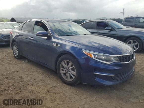 2018 Kia Optima LX with VIN 5XXGT4L39JG223575, listed as a Copart auction lot 51125755 with 97,954 mi miles and Salvage Title. Bid and sale history available at DreamBid. Image 4.