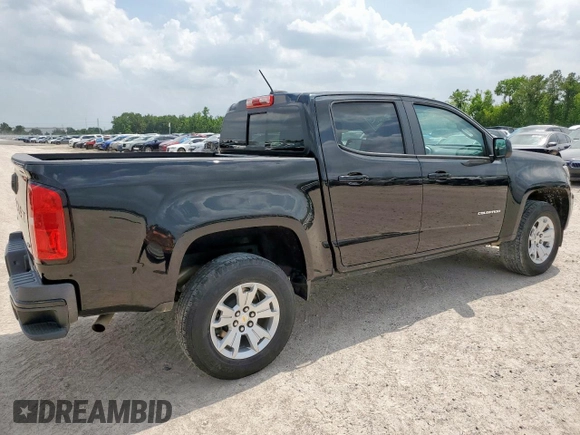 2022 Chevrolet Colorado 2WD LT with VIN 1GCGSCEN9N1248375, listed as a Copart auction lot 59749425 with 65,608 mi miles and Salvage title. Bid and sale history available at DreamBid. Image 3.