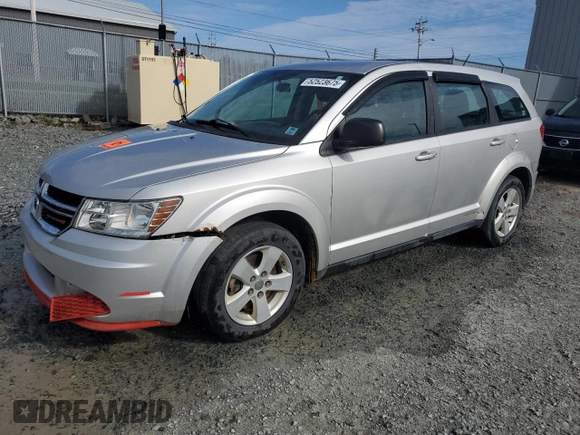 2013 Dodge Journey American Value z VIN 3C4PDCABXDT621551, wystawiony jako Copart lot #52523675 z przebiegiem 123 348 mil mil oraz Szkoda całkowita • Salvage title. Historia ofert i sprzedaży dostępna na DreamBid. Obrazek 1.