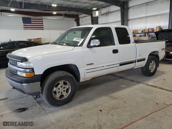 2001 Chevrolet Silverado 1500 LS with VIN 1GCEK19T21E163000, listed as a Copart auction lot 51509455 with 182,528 mi miles and Salvage Title. Bid and sale history available at carsss.com. Image 1.