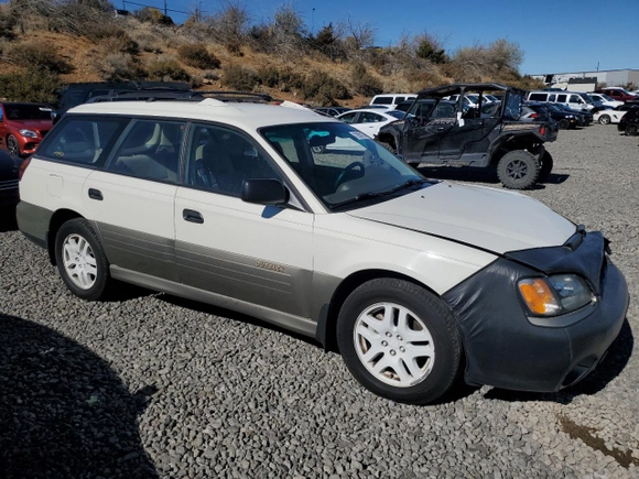 2001 Subaru Legacy Wagon Outback w/RB Equip with VIN 4S3BH665817626749, listed as a Copart auction lot 72957274 with 236,594 mi miles and Salvage Title. Bid and sale history available at carsss.com. Image 4.