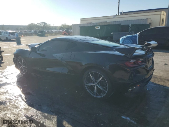 2023 Chevrolet Corvette 1LT with VIN 1G1YA2D45P5133318, listed as a Copart auction lot 46748855 with 33,786 mi miles and Salvage Title. Bid and sale history available at carsss.com. Image 2.