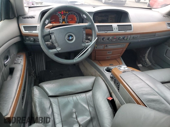 2003 BMW 7 Series 745Li with VIN WBAGN63403DR13949, listed as a Copart auction lot 81795894 with 109,828 mi miles and Salvage Title. Bid and sale history available at DreamBid. Image 8.