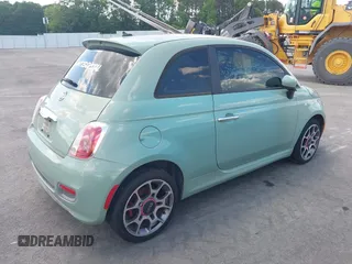 2012 FIAT 500 Sport z VIN 3C3CFFBRXCT115808, wystawiony jako IAAI lot #42277722 z przebiegiem 172 538 mil mil oraz . Historia ofert i sprzedaży dostępna na DreamBid. Obrazek 4.