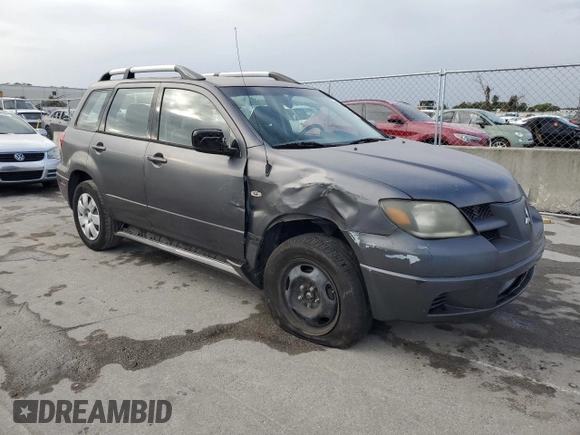 2004 Mitsubishi Outlander LS with VIN JA4LX31FX4U046408, listed as a Copart auction lot 78722924 with 174,908 mi miles and Salvage Title. Bid and sale history available at carsss.com. Image 4.