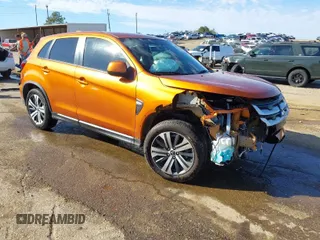 2020 Mitsubishi Outlander Sport ES 2.0 with VIN JA4AP3AU8LU007336, listed as a IAAI auction lot 41673979 with 70,018 mi miles. Bid and sale history available at carsss.com. Image 1.