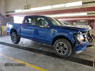 2024 Ford F-150 STX with VIN 1FTEW2LP1RKE64148, listed as a Copart auction lot 43461815 with 781 mi miles and Salvage Title. Bid and sale history available at carsss.com. Image 4.