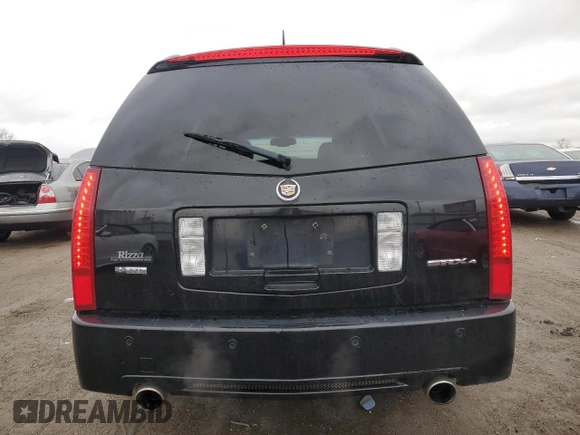 2007 Cadillac SRX with VIN 1GYEE63A270174705, listed as a Copart auction lot 82053904 with 161,320 mi miles and Salvage Title. Bid and sale history available at carsss.com. Image 6.