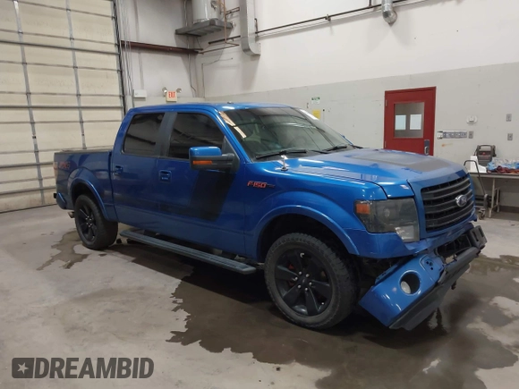 2014 Ford F-150 XL with VIN 1FTFW1ET1EFB79025, listed as a IAAI auction lot 42062995 with 133,415 mi miles. Bid and sale history available at carsss.com. Image 1.