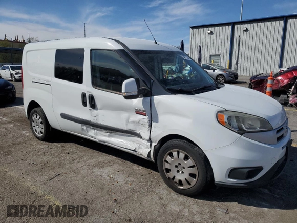 2017 Ram ProMaster City Cargo Van Tradesman SLT with VIN ZFBERFBBXH6D57861, listed as a Copart auction lot 48773285 with 111,079 mi miles and Salvage Title. Bid and sale history available at carsss.com. Image 4.