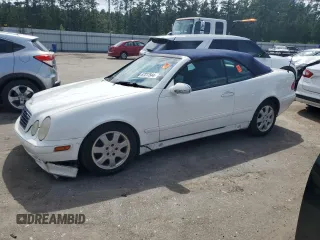 2002 Mercedes-Benz CLK 320/430 with VIN WDBLK65G52T127052, listed as a Copart auction lot 67317544 with 160,904 mi miles and Salvage Title. Bid and sale history available at DreamBid. Image 1.