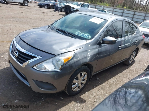 2019 Nissan Versa Sedan SV with VIN 3N1CN7APXKL827919, listed as a IAAI auction lot 41863085 with 100,997 mi miles. Bid and sale history available at carsss.com. Image 20.