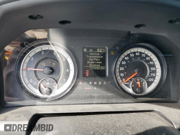 2016 Ram 1500 Tradesman with VIN 3C6RR7KT7GG262365, listed as a Copart auction lot 51218995 with 117,699 mi miles and Salvage title. Bid and sale history available at DreamBid. Image 9.