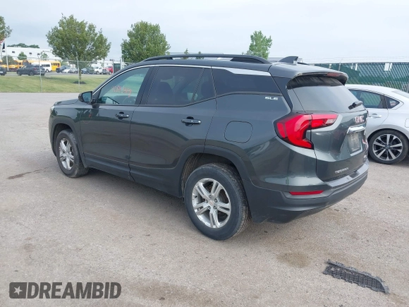 2020 GMC Terrain SLE with VIN 3GKALTEV0LL158495, listed as a IAAI auction lot 42583369 with 30,728 mi miles and . Bid and sale history available at DreamBid. Image 3.