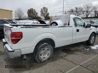 2009 Ford F-150 XL with VIN 1FTPF12V39KC05843, listed as a Copart auction lot 44594395 with 114,521 mi miles and Salvage Title. Bid and sale history available at carsss.com. Image 3.