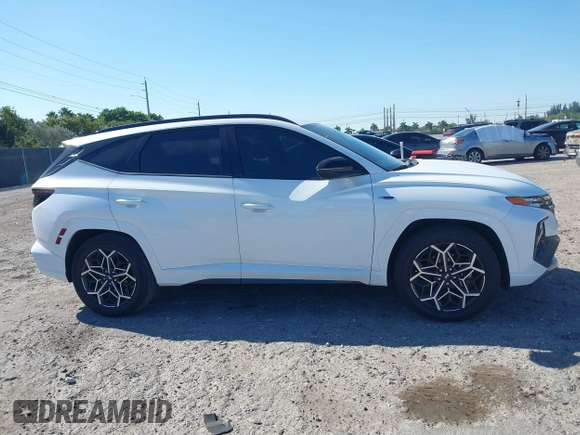 2022 Hyundai Tucson N Line with VIN KM8JF3AE5NU144475, listed as a IAAI auction lot 41783256 with 20,902 mi miles. Bid and sale history available at carsss.com. Image 14.