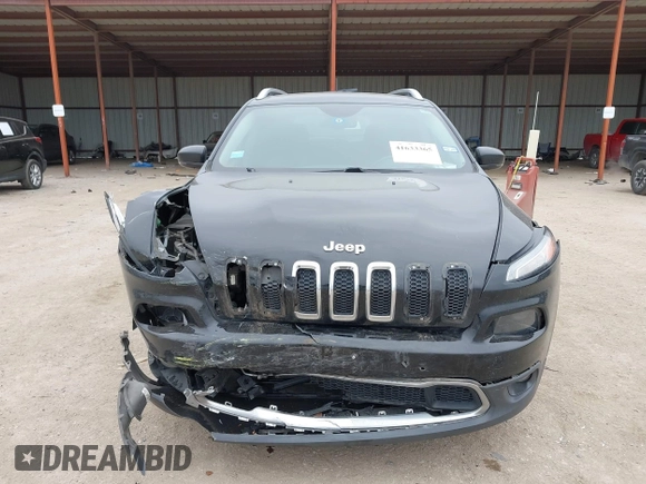 2017 Jeep Cherokee Limited with VIN 1C4PJLDB2HD231916, listed as a IAAI auction lot 41633365 with 112,256 mi miles. Bid and sale history available at carsss.com. Image 12.