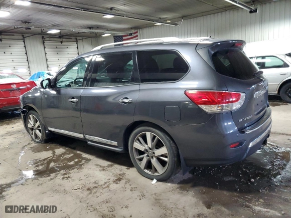2014 Nissan Pathfinder Platinum with VIN 5N1AR2MM1EC707936, listed as a Copart auction lot 49162865 with 219,058 mi miles and Clean Title. Bid and sale history available at carsss.com. Image 2.