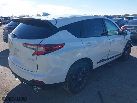 2019 Acura RDX w/A-Spec Pkg with VIN 5J8TC1H60KL011831, listed as a IAAI auction lot 41264425 with 32,188 mi miles. Bid and sale history available at carsss.com. Image 4.