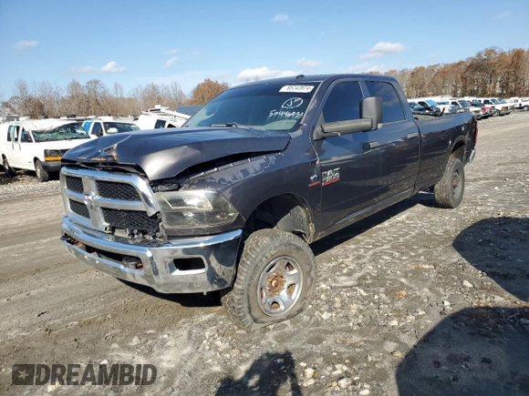 2014 Ram 2500 Tradesman with VIN 3C6UR5HL8EG190207, listed as a Copart auction lot 85742874 with 128,462 mi miles and Salvage Title. Bid and sale history available at carsss.com. Image 1.
