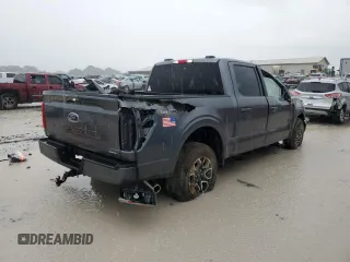 2023 Ford F-150 XL with VIN 1FTFW1E86PFA65505, listed as a Copart auction lot 60644385 with 6,959 mi miles and Salvage title. Bid and sale history available at DreamBid. Image 3.
