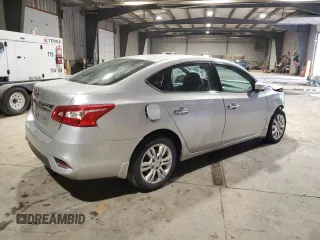 2017 Nissan Sentra S with VIN 3N1AB7AP0HY375622, listed as a Copart auction lot 46664685 with 74,703 mi miles and Salvage Title. Bid and sale history available at carsss.com. Image 3.