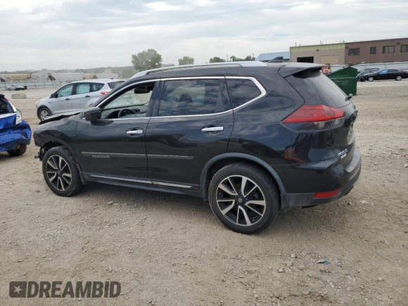 2018 Nissan Rogue SV with VIN JN8AT2MV6JW348417, listed as a Copart auction lot 64575024 with 66,784 mi miles and Salvage Title. Bid and sale history available at carsss.com. Image 2.