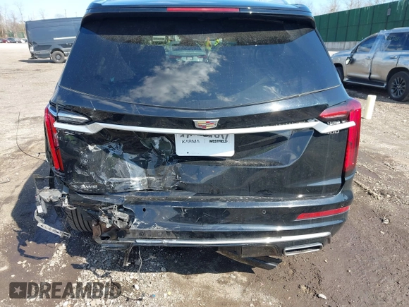 2023 Cadillac XT6 AWD Premium Luxury with VIN 1GYKPDRS8PZ153838, listed as a IAAI auction lot 41838527 with 60,034 mi miles and . Bid and sale history available at DreamBid. Image 16.