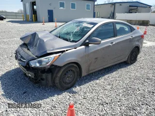 2017 Hyundai Accent SE with VIN KMHCT4AE3HU369599, listed as a Copart auction lot 52248735 with 130,807 mi miles and Salvage Title. Bid and sale history available at carsss.com. Image 1.