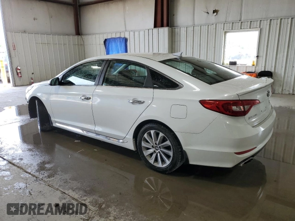 2015 Hyundai Sonata Sport with VIN 5NPE34AF1FH116102, listed as a Copart auction lot 58657855 with 111,726 mi miles and Salvage title. Bid and sale history available at DreamBid. Image 2.