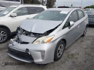 2013 Toyota Prius One with VIN JTDKN3DU8D5695331, listed as a IAAI auction lot 41717067 with 142,650 mi miles. Bid and sale history available at carsss.com. Image 2.