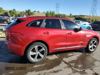 2018 Jaguar F-Pace with VIN SADCL2FN2JA250911, listed as a Copart auction lot 72982954 with 89,829 mi miles and Salvage title. Bid and sale history available at DreamBid. Image 3.