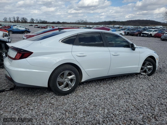 2021 Hyundai Sonata SE with VIN 5NPEG4JA6MH079697, listed as a Copart auction lot 50243995 with 37,395 mi miles and Salvage Title. Bid and sale history available at carsss.com. Image 3.