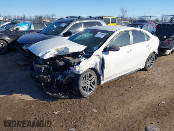 2021 Kia Forte GT-Line with VIN 3KPF34AD6ME305283, listed as a IAAI auction lot 41434409 with 50,041 mi miles. Bid and sale history available at carsss.com. Image 18.