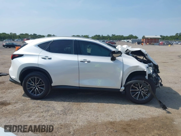 2025 Lexus NX 250 Premium with VIN 2T2GDCAZ0SC017127, listed as a IAAI auction lot 42325758 with 9,735 mi miles and . Bid and sale history available at DreamBid. Image 13.