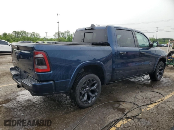 2023 Ram 1500 Limited with VIN 1C6SRFHTXPN633089, listed as a Copart auction lot 60057935 with 42,414 mi miles and Clean title. Bid and sale history available at DreamBid. Image 3.