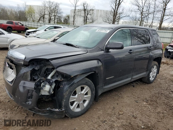 2013 GMC Terrain SLE with VIN 2GKFLREK6D6338522, listed as a Copart auction lot 52331754 with 122,723 mi miles and Salvage Title. Bid and sale history available at carsss.com. Image 1.