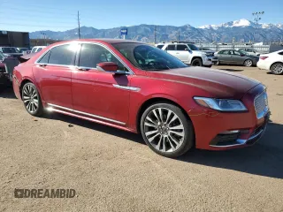 2017 Lincoln Continental Reserve with VIN 1LN6L9NP9H5609285, listed as a Copart auction lot 79767144 with 60,374 mi miles and Salvage Title. Bid and sale history available at carsss.com. Image 4.