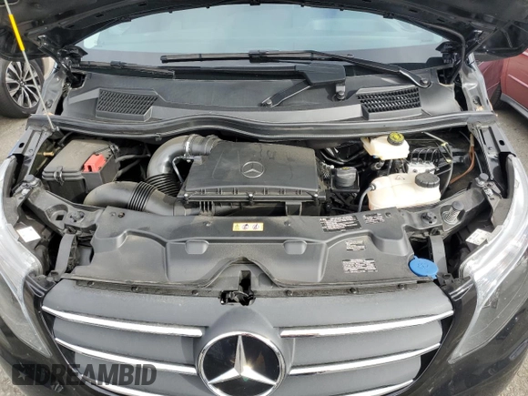 2022 Mercedes-Benz Metris with VIN W1WV0FEY5N4158409, listed as a Copart auction lot 45286594 with 10,109 mi miles and Salvage Title. Bid and sale history available at DreamBid. Image 12.