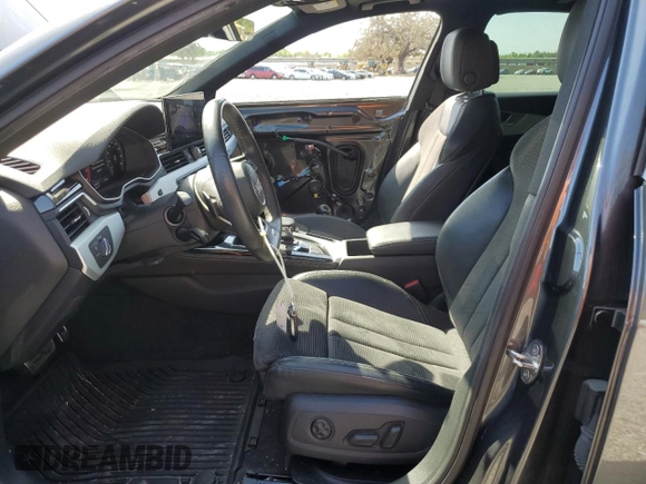 2020 Audi A4 Premium Plus with VIN WAUENAF4XLN012927, listed as a Copart auction lot 50326715 with 58,648 mi miles and Salvage title. Bid and sale history available at DreamBid. Image 7.
