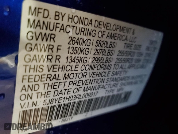 2024 Acura MDX w/A-Spec Package with VIN 5J8YE1H03RL009917, listed as a Copart auction lot 84482204 with 6,002 mi miles and Salvage Title. Bid and sale history available at carsss.com. Image 13.