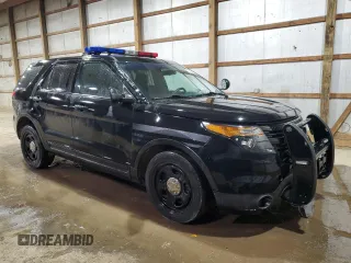 2015 Ford Utility Police Interceptor with VIN 1FM5K8AR6FGC26969, listed as a Copart auction lot 44251065 with 188,521 mi miles and Clean Title. Bid and sale history available at carsss.com. Image 4.