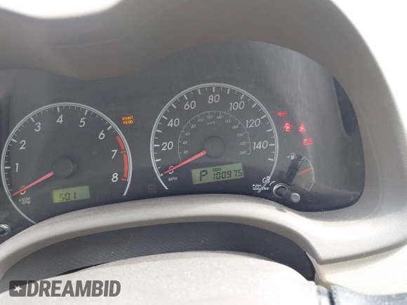 2010 Toyota Corolla with VIN 1NXBU4EEXAZ167898, listed as a IAAI auction lot 42050056 with 100,975 mi miles and . Bid and sale history available at DreamBid. Image 7.