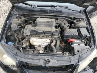 2009 Kia Spectra EX with VIN KNAFE221395026165, listed as a Copart auction lot 73715994 with 245,813 mi miles and Salvage Title. Bid and sale history available at carsss.com. Image 12.
