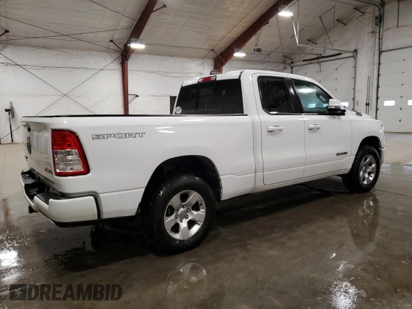 2020 Ram 1500 Big Horn with VIN 1C6RRFBG9LN290053, listed as a Copart auction lot 81837844 with 75,010 mi miles and Clean Title. Bid and sale history available at carsss.com. Image 3.