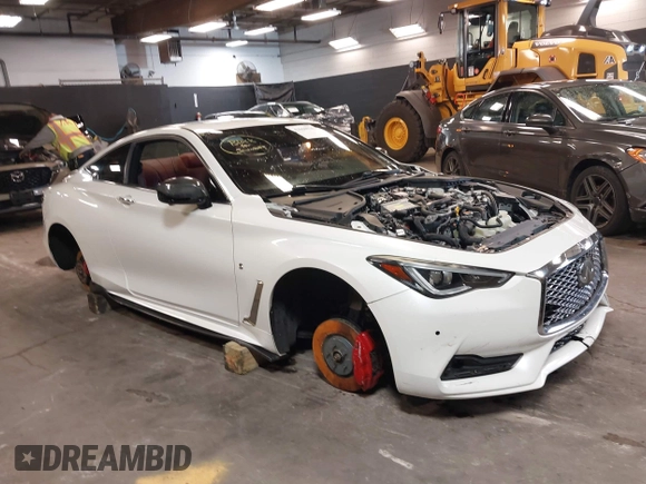 2018 Infiniti Q60 Red Sport 400 с VIN JN1FV7EL8JM631437, выставлен на аукционе IAAI как лот 42060026 с пробегом 42 810 миль миль и . История ставок и продаж доступна на DreamBid. Изображение 1.