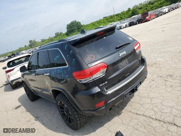 2014 Jeep Grand Cherokee Overland with VIN 1C4RJFCG6EC547604, listed as a Copart auction lot 55824944 with 128,330 mi miles and Clean Title. Bid and sale history available at carsss.com. Image 2.
