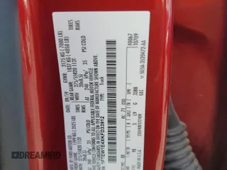 2019 Ford F-150 XL z VIN 1FTEW1E4XKFD33912, wystawiony jako Copart lot #60840845 z przebiegiem 72 012 mil mil oraz Szkoda całkowita • Salvage title. Historia ofert i sprzedaży dostępna na DreamBid. Obrazek 12.