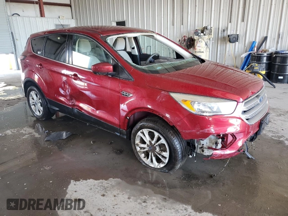 2017 Ford Escape SE with VIN 1FMCU9GD8HUD33366, listed as a Copart auction lot 54874415 with Not Provided miles and Salvage Title. Bid and sale history available at DreamBid. Image 4.